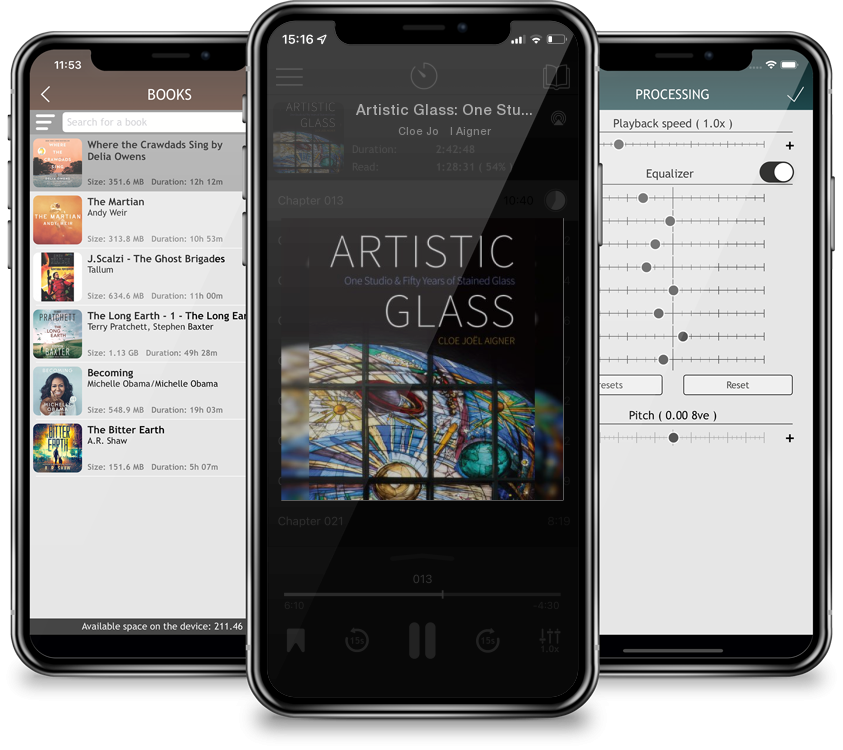 Audiobook Artistic Glass: One Studio and Fifty Years of Stained Glass by Cloe Joël Aigner
