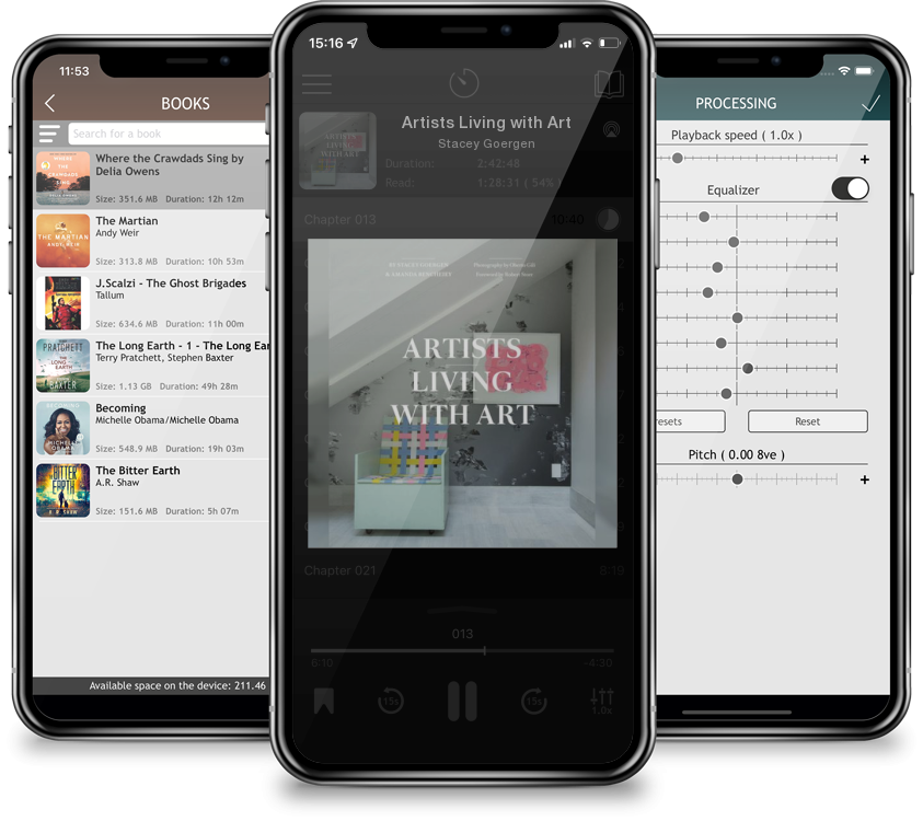 Audiobook Artists Living with Art by Stacey Goergen