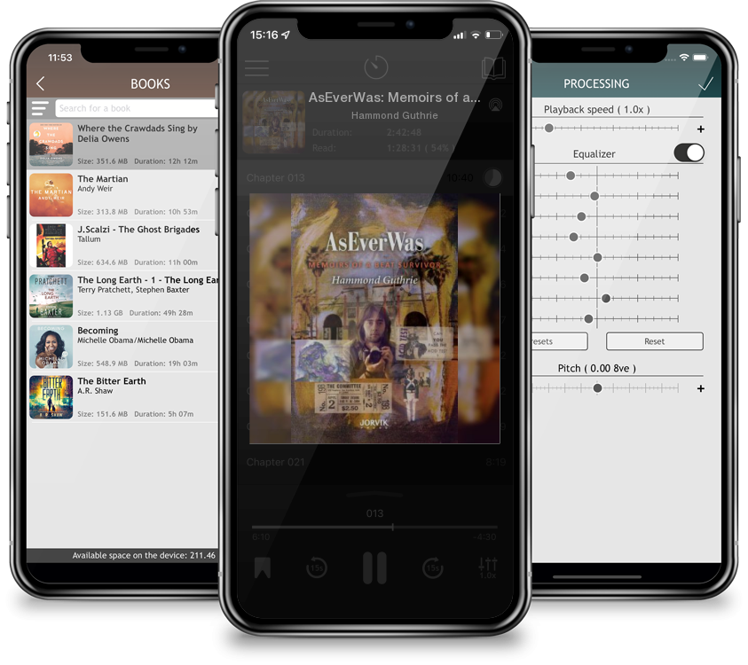 Audiobook AsEverWas: Memoirs of a Beat Survivor by Hammond Guthrie