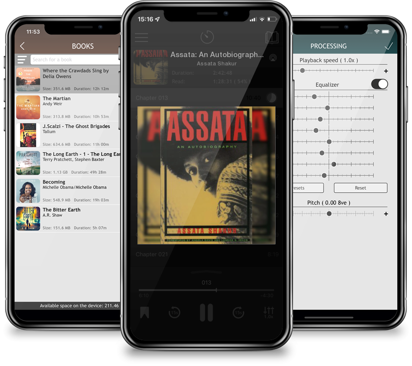 Listen Assata: An Autobiography by Assata Shakur in MP3 Audiobook Player for free