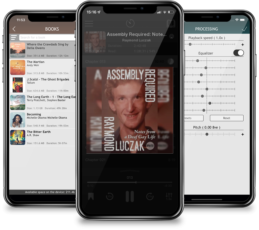 Audiobook Assembly Required: Notes from a Deaf Gay Life (Updated) by Raymond Luczak