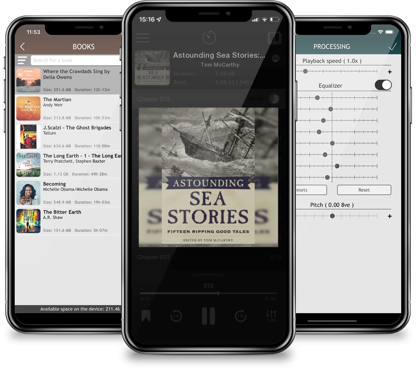 Audiobook Astounding Sea Stories: Fifteen Ripping Good Tales by Tom McCarthy