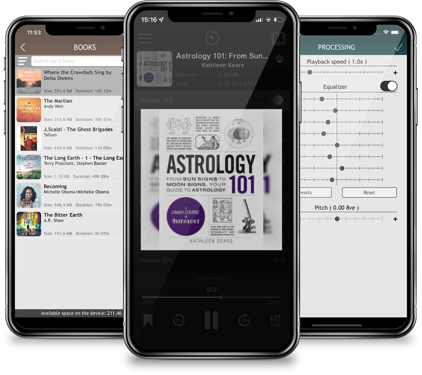 Listen Astrology 101: From Sun Signs to Moon Signs, Your Guide to Astrology (Adams 101) by Kathleen Sears in MP3 Audiobook Player for free