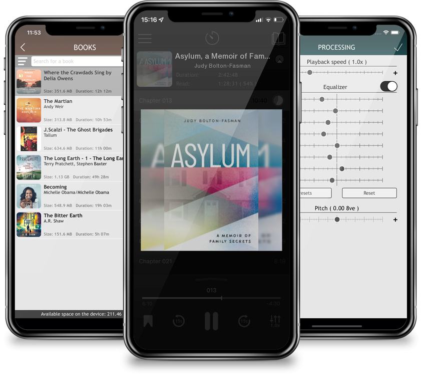 Audiobook Asylum, a Memoir of Family Secrets by Judy Bolton-Fasman