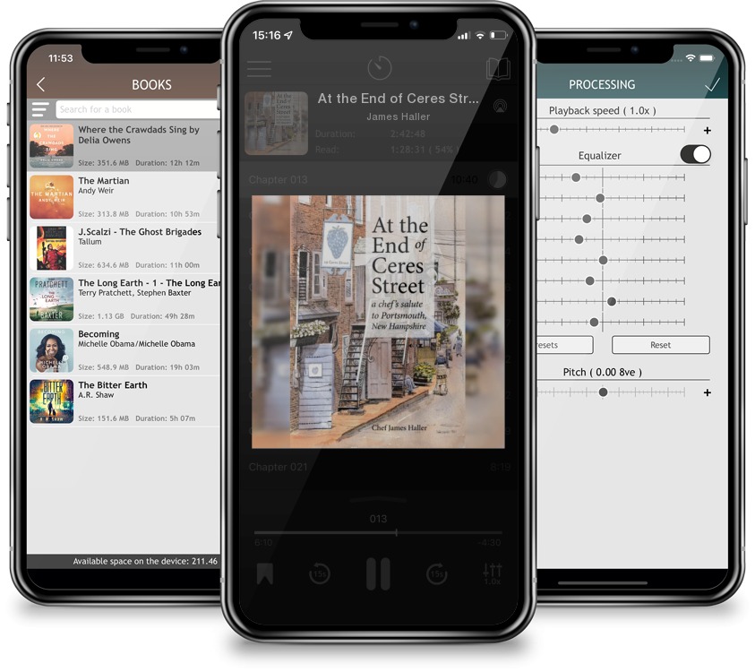 Audiobook At the End of Ceres Street: A Chef\'s Salute to Portsmouth, New Hampshire by James Haller