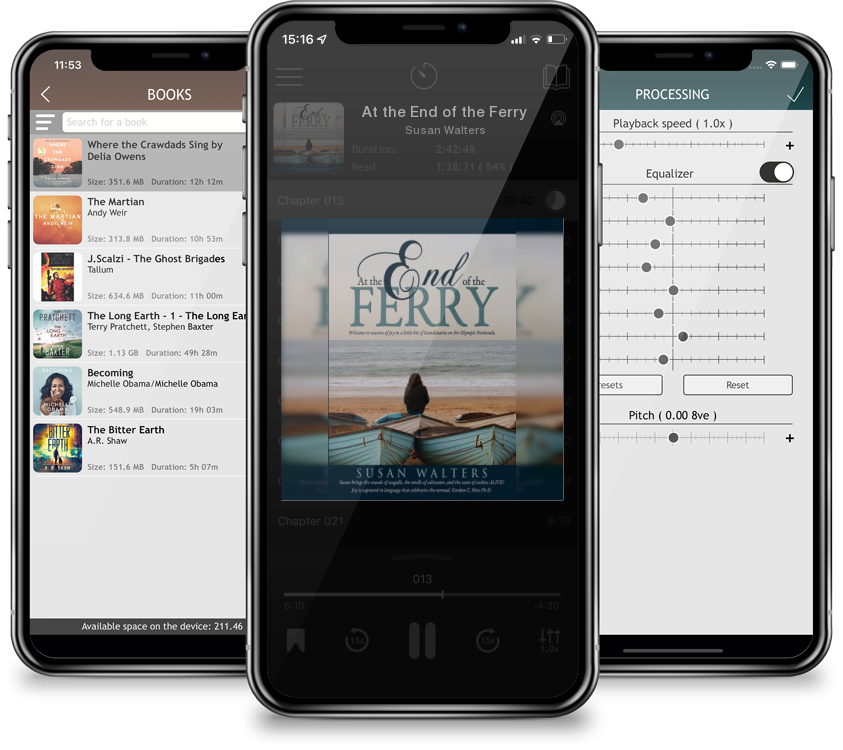Audiobook At the End of the Ferry by Susan Walters