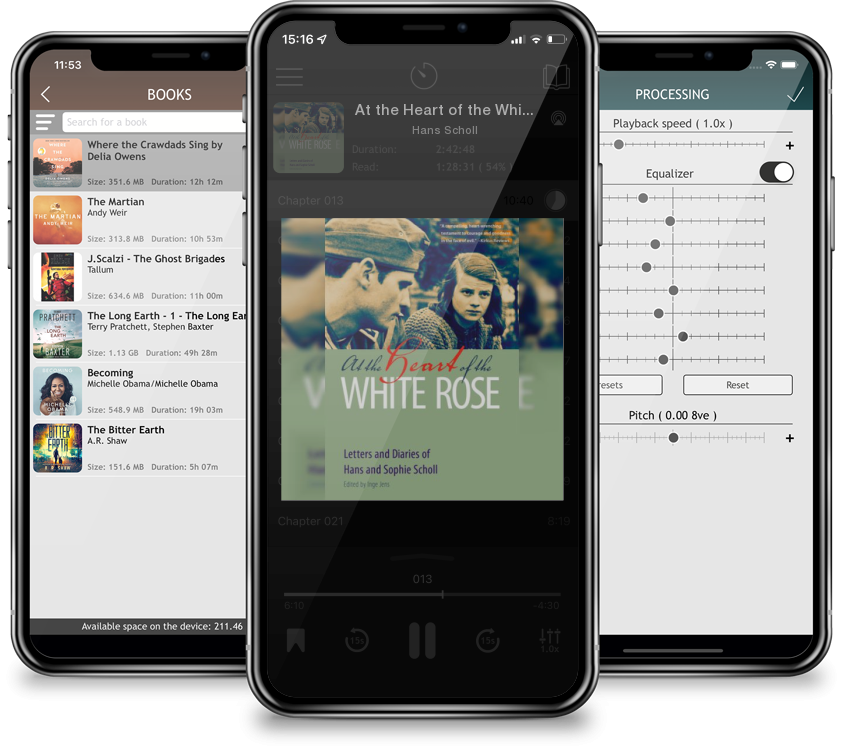 Audiobook At the Heart of the White Rose: Letters and Diaries of Hans and Sophie Scholl by Hans Scholl