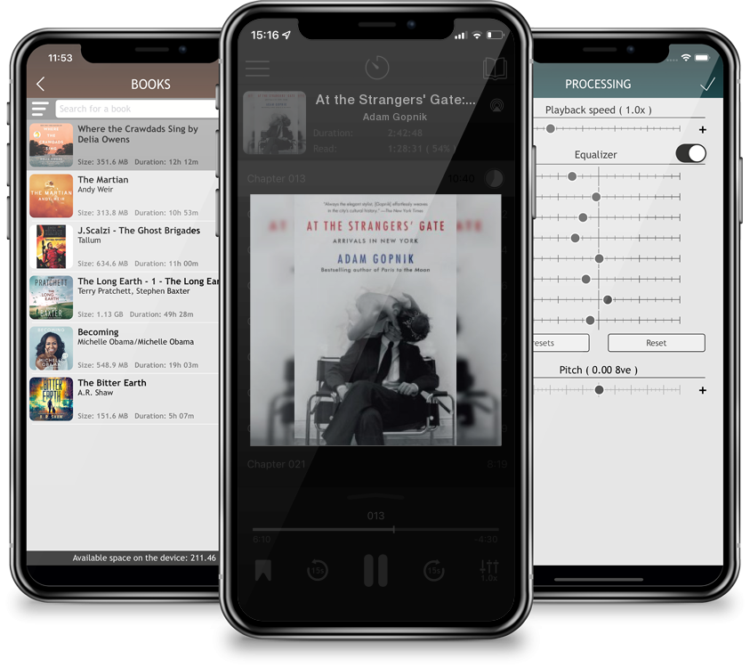 Audiobook At the Strangers\' Gate: Arrivals in New York by Adam Gopnik