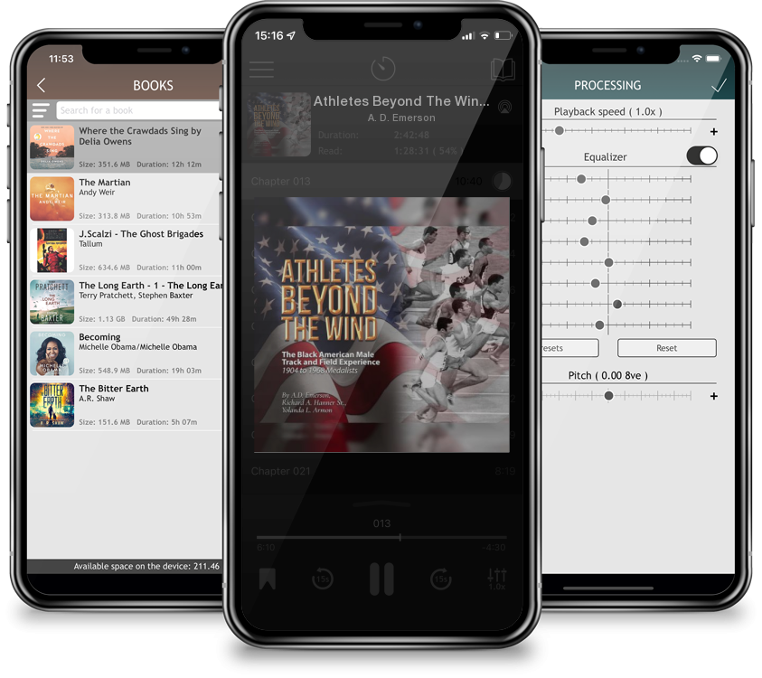 Audiobook Athletes Beyond The Wind - The Black American Male Track and Field Experience by A. D. Emerson