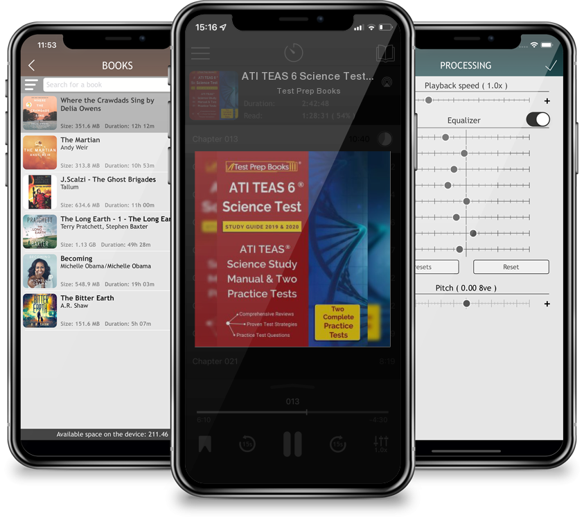 Audiobook ATI TEAS 6 Science Test Study Guide 2019 & 2020: ATI TEAS Science Study Manual & Two Practice Tests by Test Prep Books