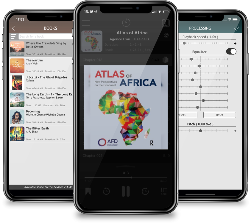 Listen Atlas of Africa by Agence Française de Développement in MP3 Audiobook Player for free