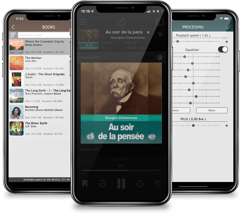 Audiobook Au soir de la pensée by Georges Clemenceau