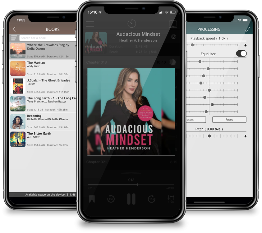 Audiobook Audacious Mindset by Heather A. Henderson