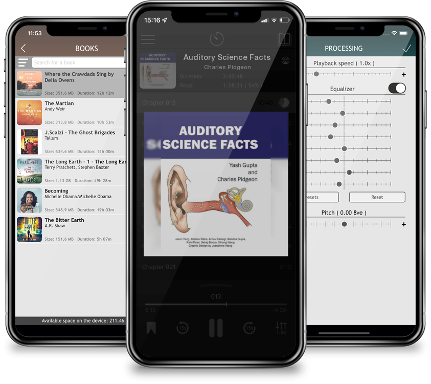 Audiobook Auditory Science Facts by Charles Pidgeon