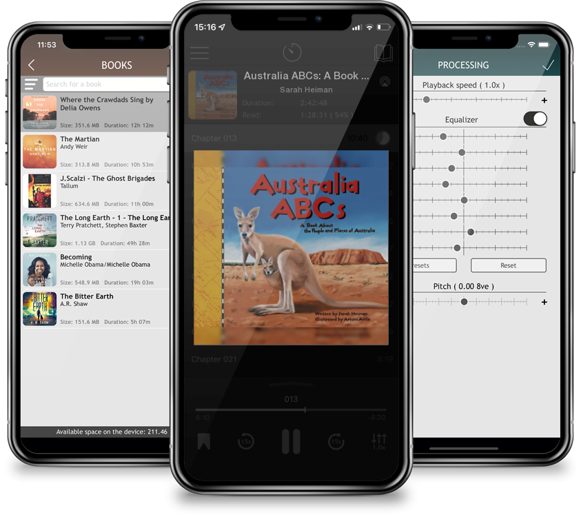 Listen Australia ABCs: A Book about the People and Places of Australia (Country ABCs) by Sarah Heiman in MP3 Audiobook Player for free