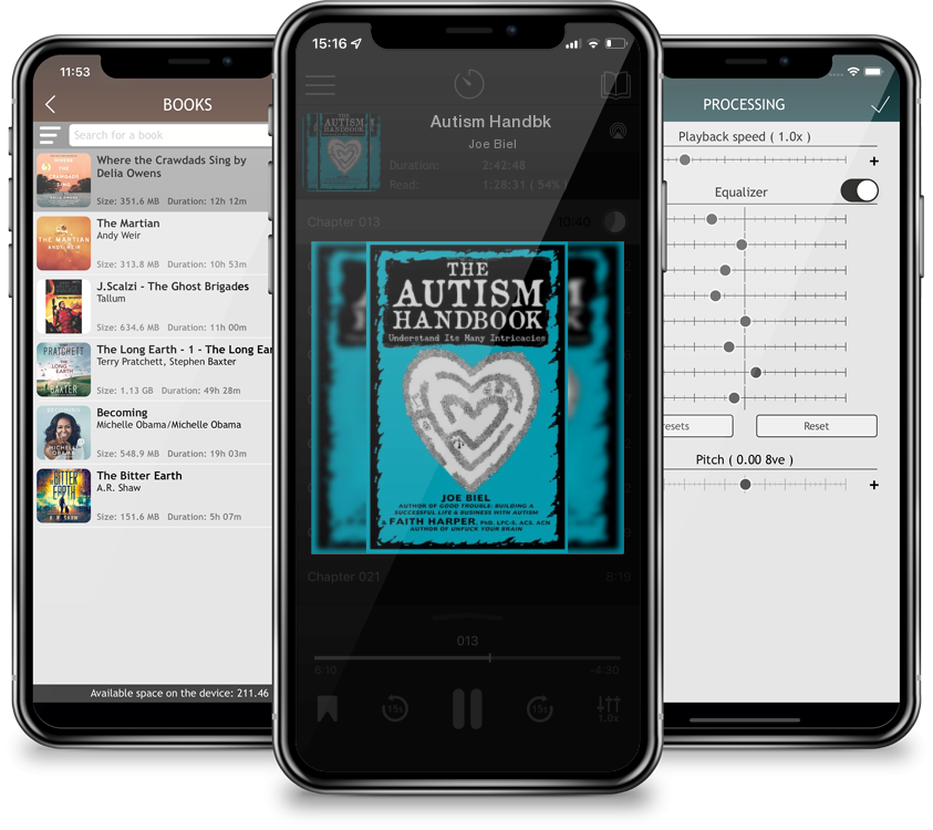 Listen Autism Handbk by Joe Biel in MP3 Audiobook Player for free
