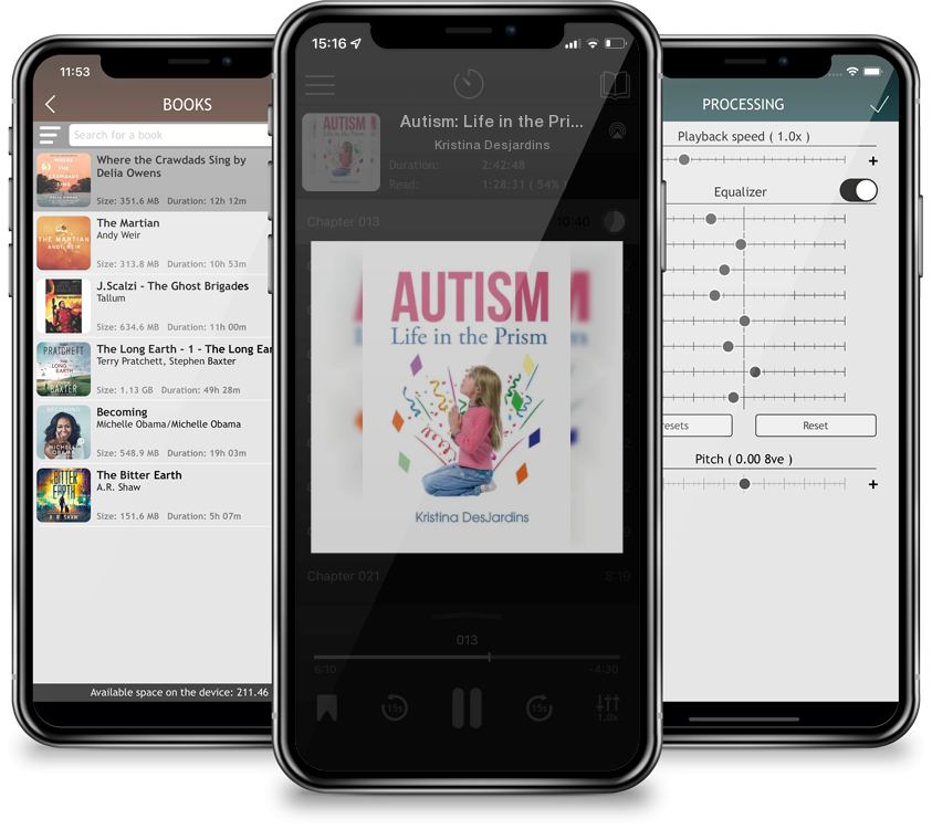 Audiobook Autism: Life in the Prism by Kristina Desjardins