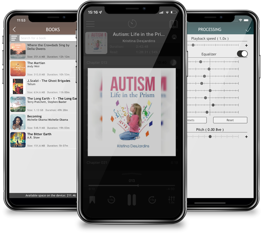 Listen Autism: Life in the Prism by Kristina Desjardins in MP3 Audiobook Player for free