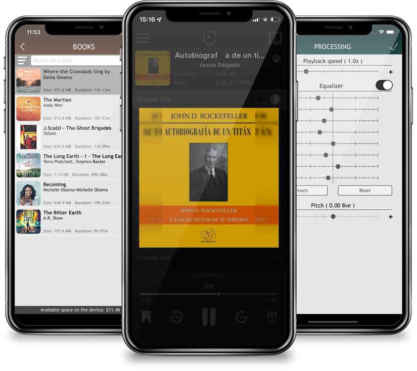 Listen Autobiografía de un titán: John D. Rockefeller y los secretos de su imperio by Jesus Delgado in MP3 Audiobook Player for free