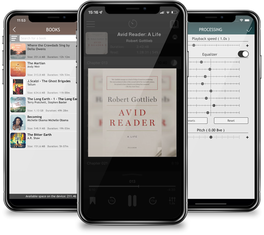 Listen Avid Reader: A Life by Robert Gottlieb in MP3 Audiobook Player for free