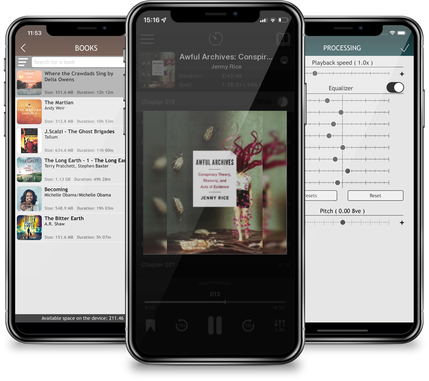 Audiobook Awful Archives: Conspiracy Theory, Rhetoric, and Acts of Evidence by Jenny Rice