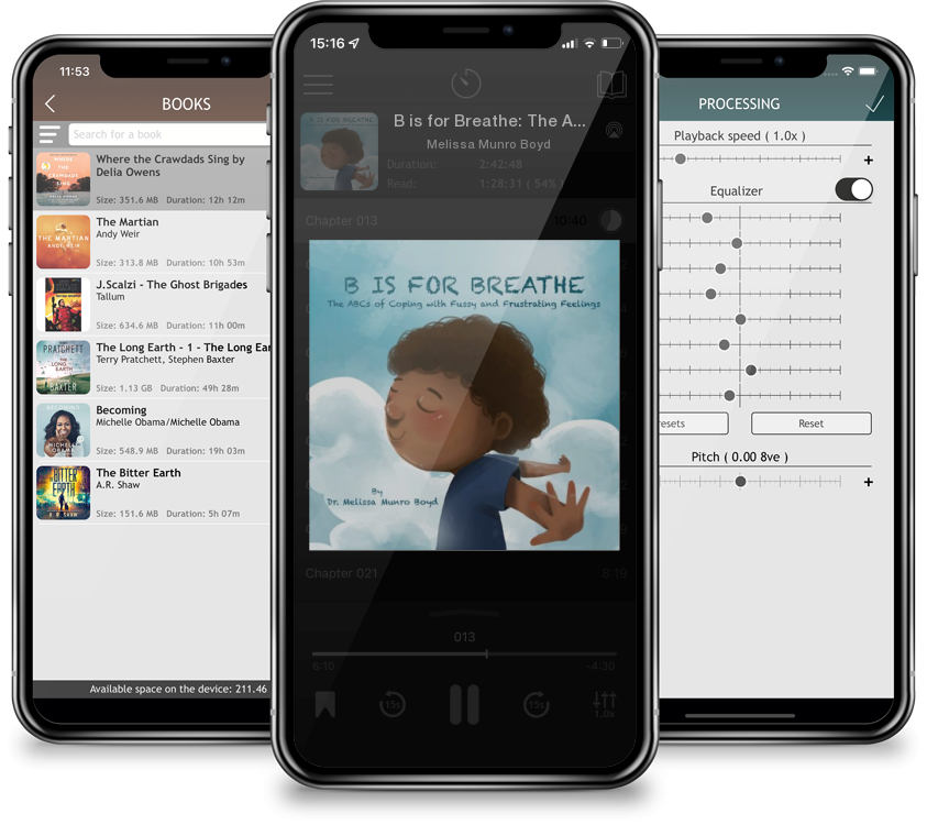 Audiobook B is for Breathe: The ABCs of Coping with Fussy and Frustrating Feelings by Melissa Munro Boyd