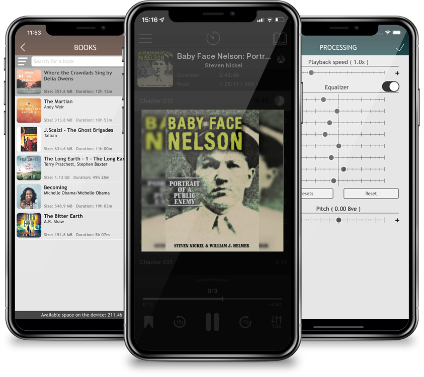 Audiobook Baby Face Nelson: Portrait of a Public Enemy by Steven Nickel