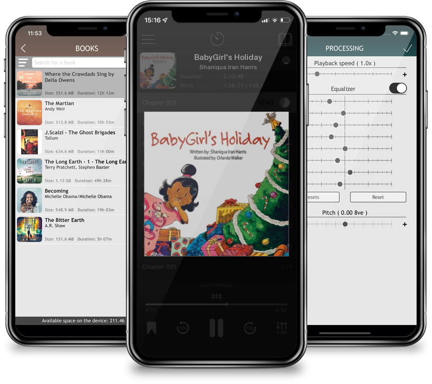Audiobook BabyGirl\'s Holiday by Shaniqua Iran Harris