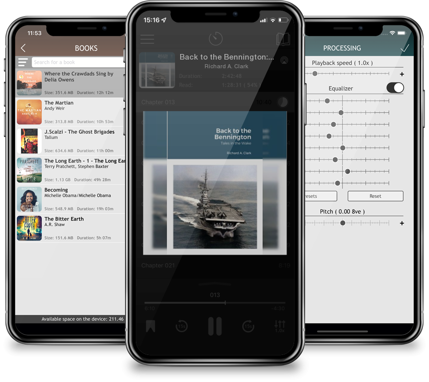 Audiobook Back to the Bennington: Tales in the Wake by Richard A. Clark