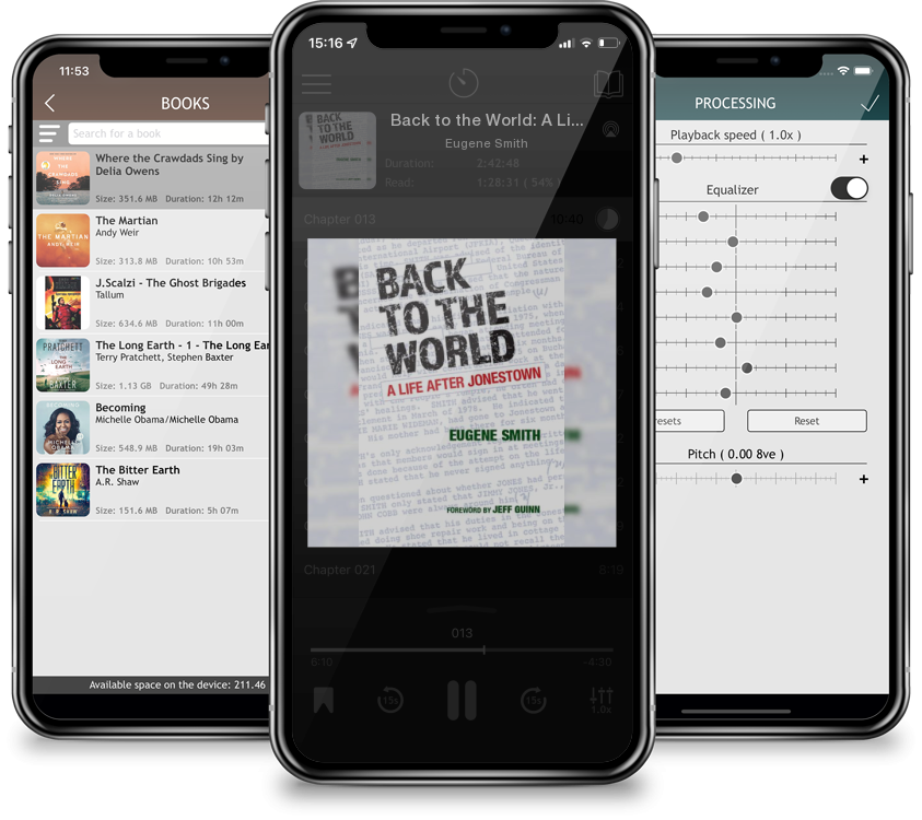 Audiobook Back to the World: A Life after Jonestown by Eugene Smith