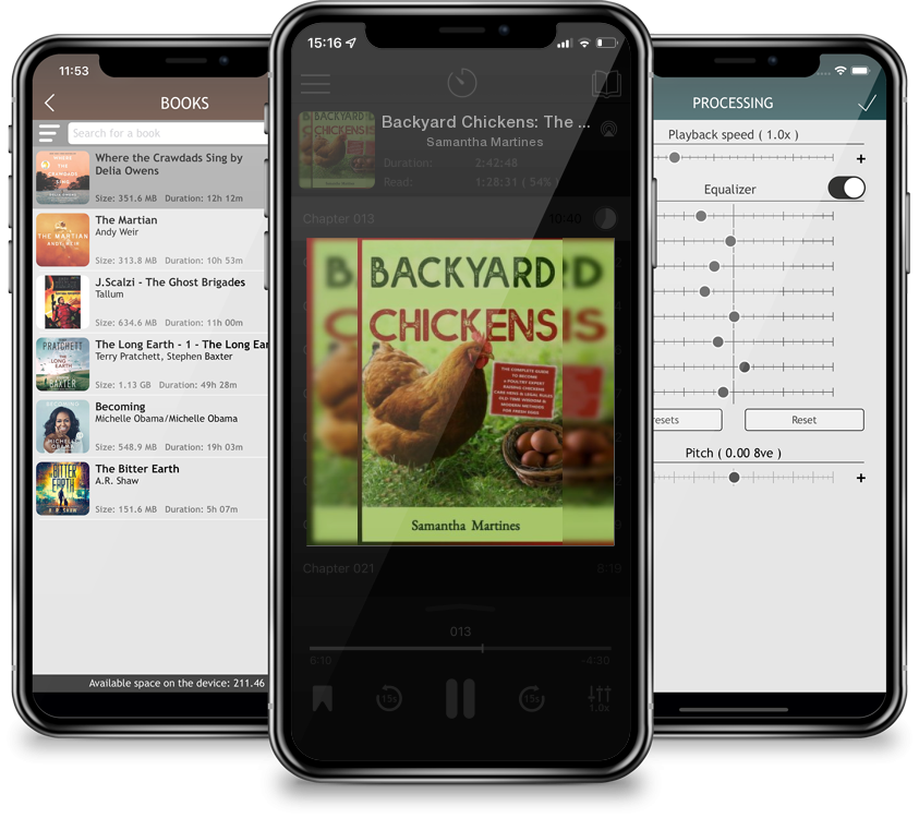 Audiobook Backyard Chickens: The Complete Guide To Become A Poultry Expert Raising Chickens & Learning Husbandry Practice, Care Hens, Flock Health, by Samantha Martines