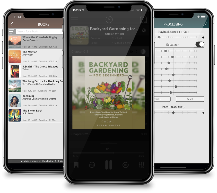 Audiobook Backyard Gardening for Beginners: Everything You Need to Know To Start Growing Vegetables, Flowers and Herbs at Home by Susan Wright