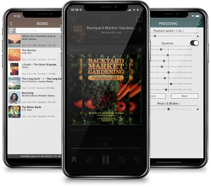 Audiobook Backyard Market Gardening (Good Earth) by Andrew W. Lee