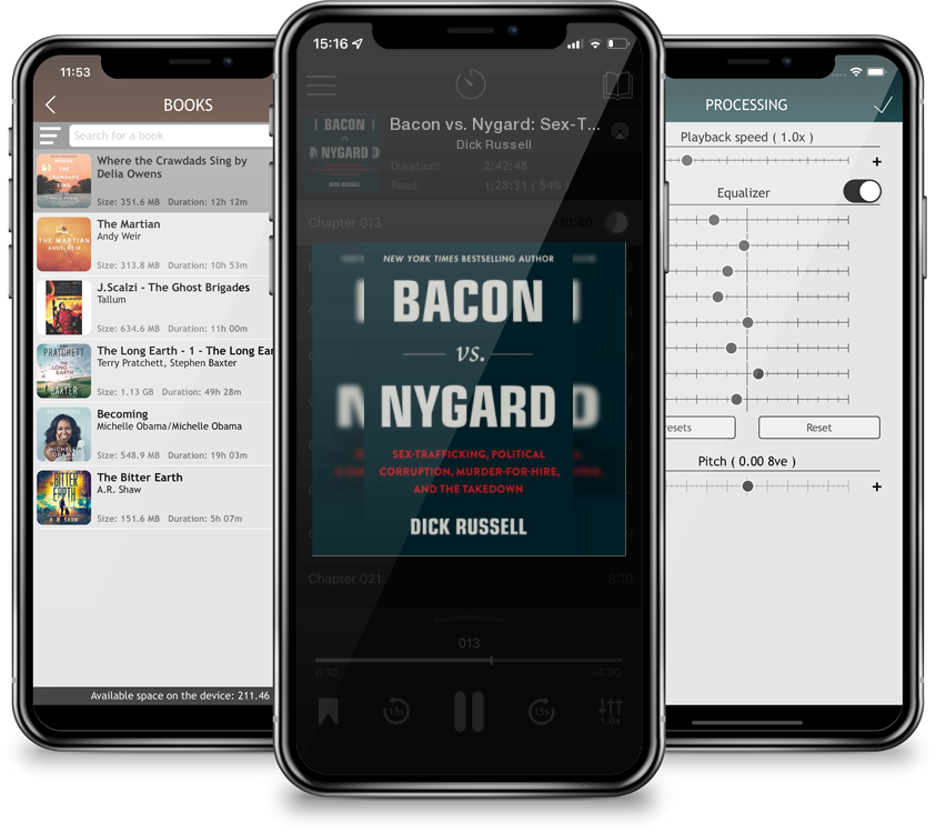 Audiobook Bacon vs. Nygard: Sex-Trafficking, Political Corruption, Murder-for-Hire, and the Takedown by Dick Russell