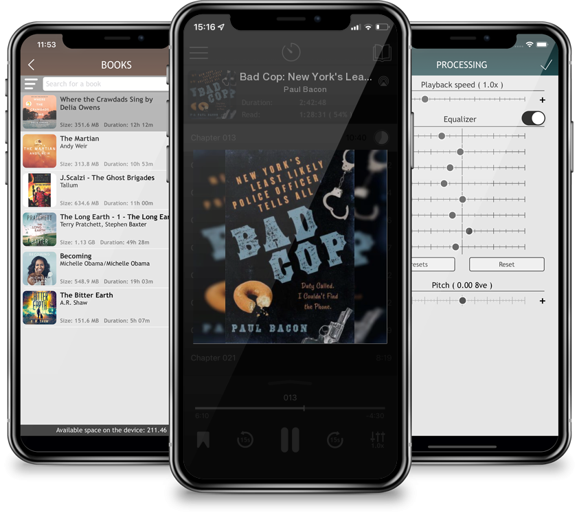 Audiobook Bad Cop: New York\'s Least Likely Police Officer Tells All by Paul Bacon