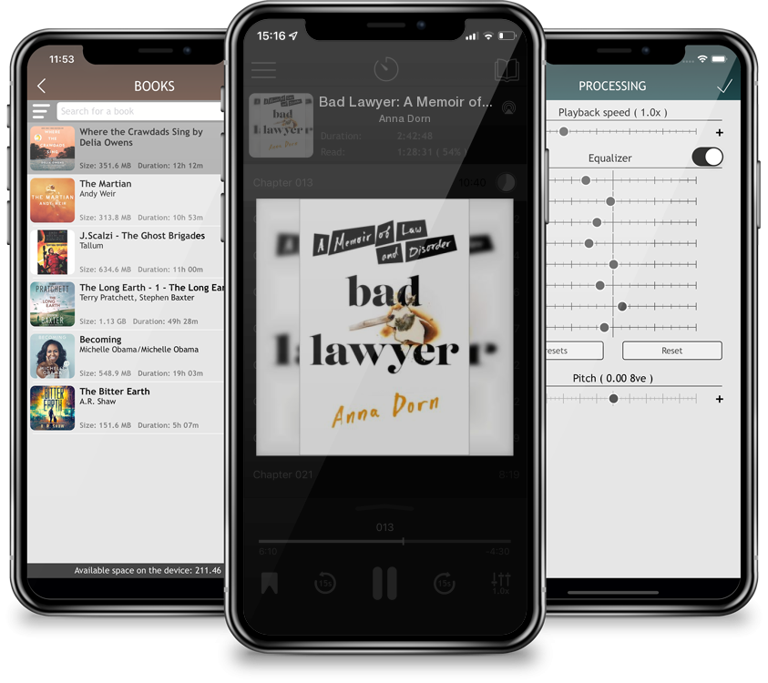 Audiobook Bad Lawyer: A Memoir of Law and Disorder by Anna Dorn