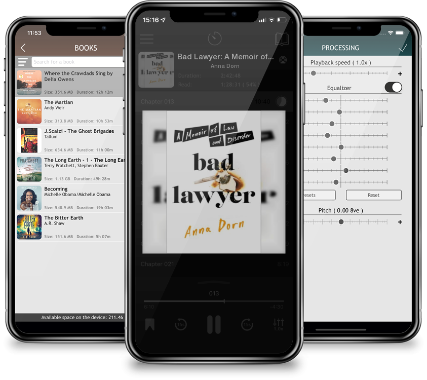 Listen Bad Lawyer: A Memoir of Law and Disorder by Anna Dorn in MP3 Audiobook Player for free