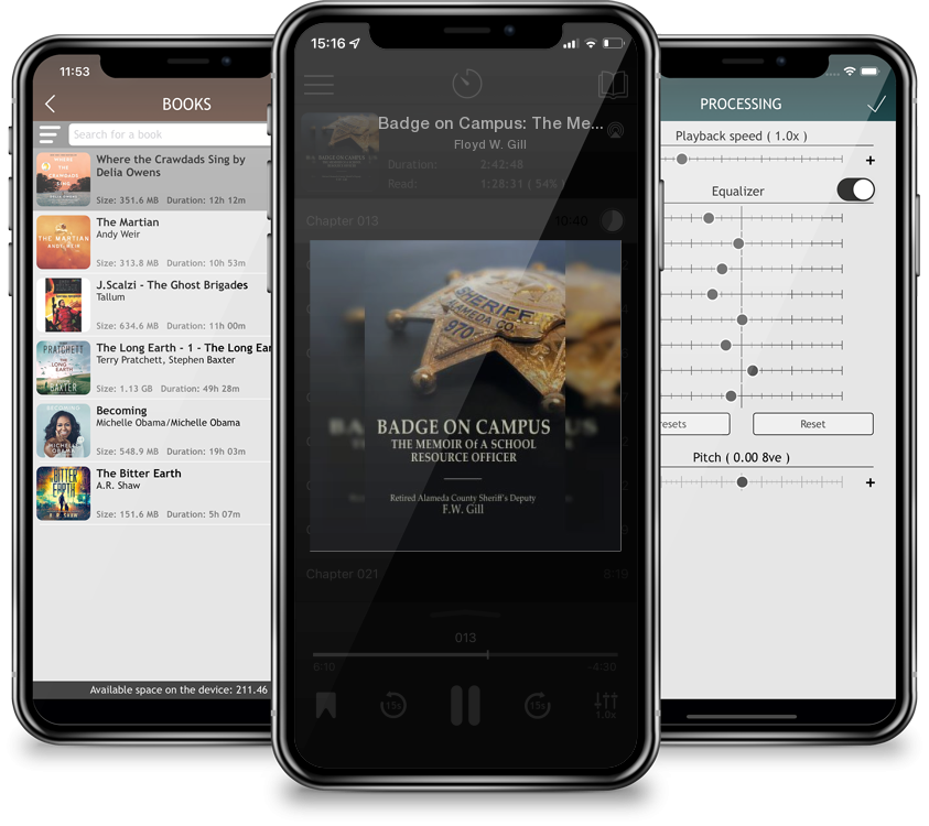 Audiobook Badge on Campus: The Memoir of a School Resource Officer by Floyd W. Gill
