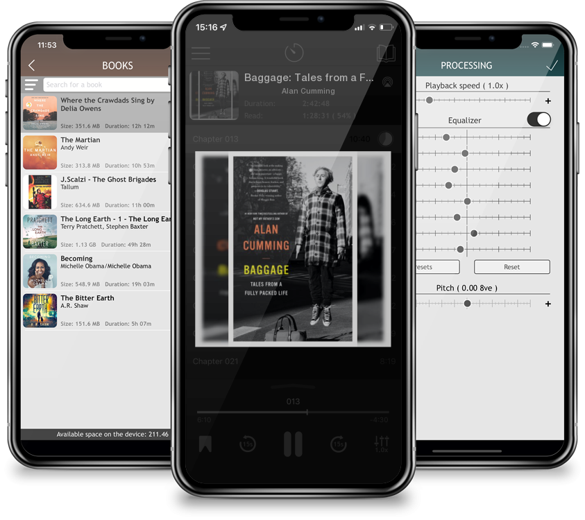 Audiobook Baggage: Tales from a Fully Packed Life by Alan Cumming