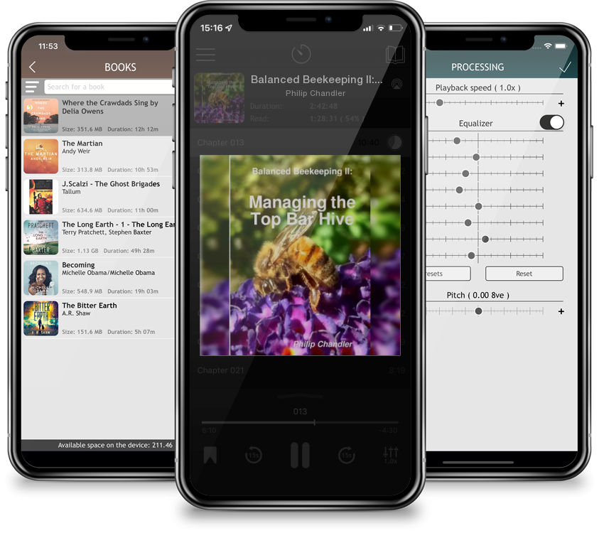 Audiobook Balanced Beekeeping II: Managing the Top Bar Hive by Philip Chandler