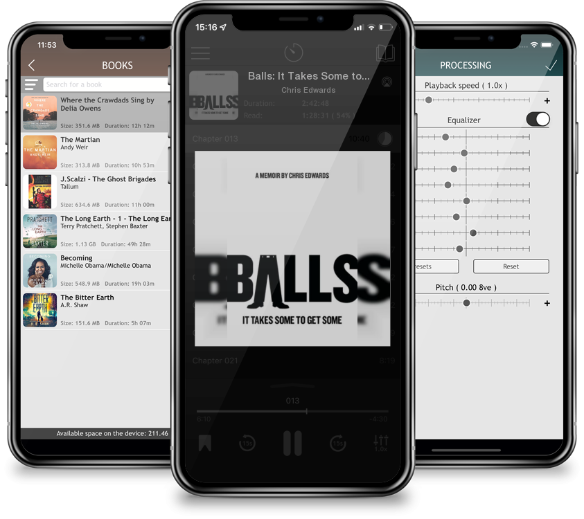 Audiobook Balls: It Takes Some to Get Some by Chris Edwards
