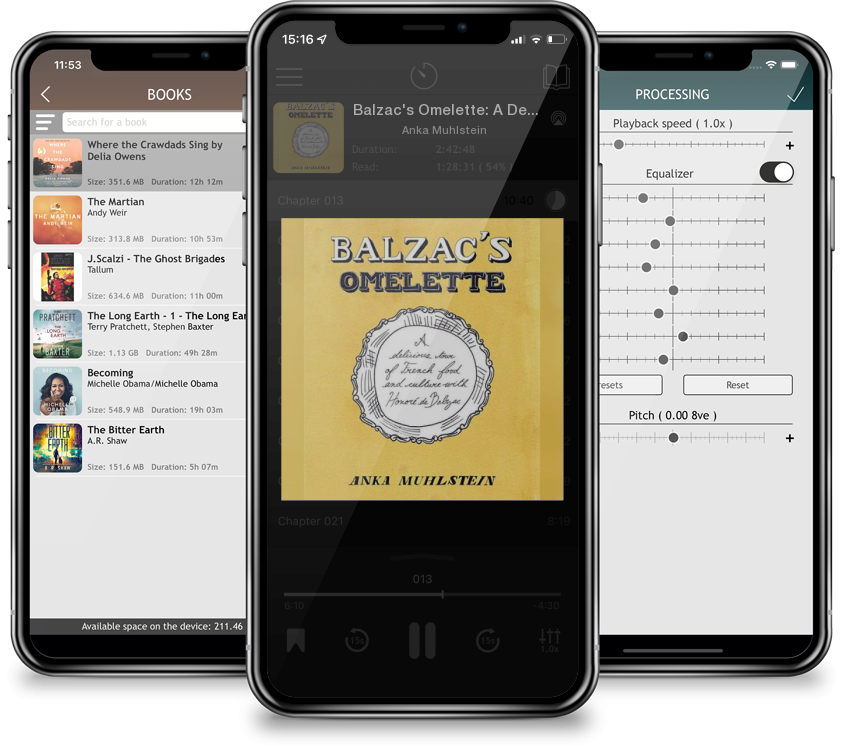 Listen Balzac's Omelette: A Delicious Tour of French Food and Culture with Honore'de Balzac by Anka Muhlstein in MP3 Audiobook Player for free