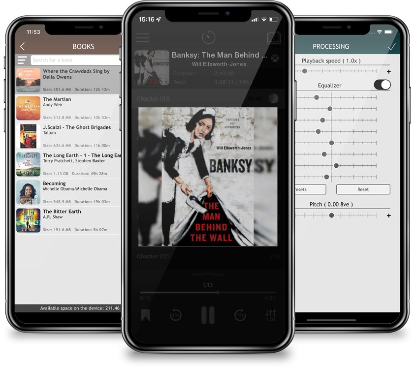 Audiobook Banksy: The Man Behind the Wall by Will Ellsworth-Jones