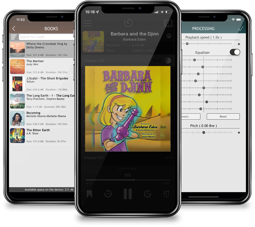 Audiobook Barbara and the Djinn by Barbara Eden