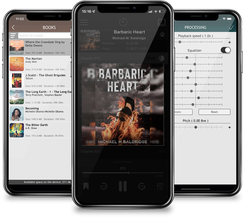 Audiobook Barbaric Heart by Michael M. Baldridge