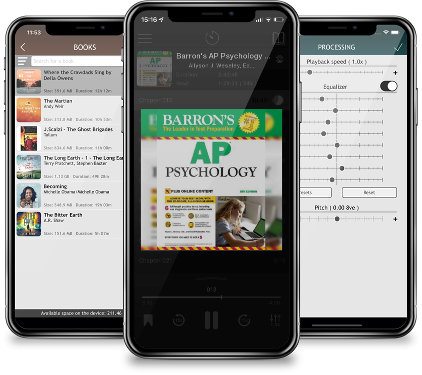 Audiobook Barron\'s AP Psychology with Online Tests by Allyson J. Weseley, Ed.D.