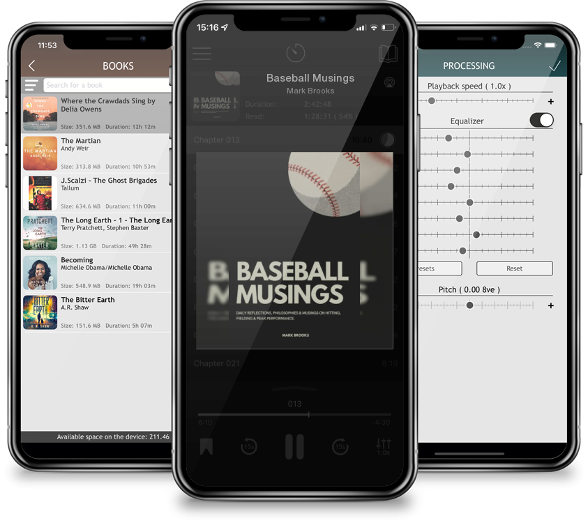 Audiobook Baseball Musings by Mark Brooks