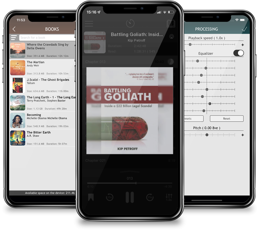 Audiobook Battling Goliath: Inside a $22 Billion Legal Scandal by Kip Petroff