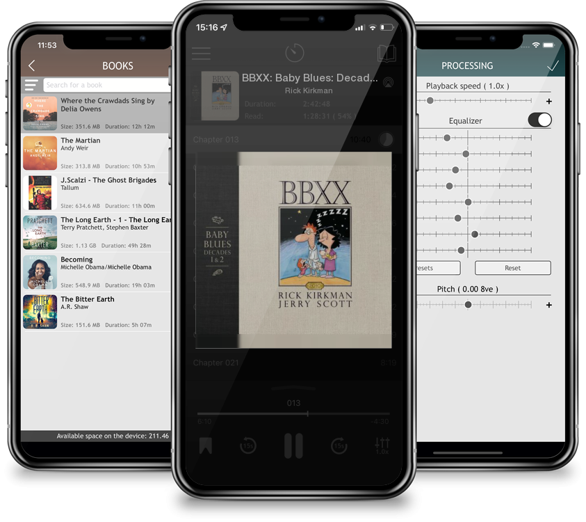 Audiobook BBXX: Baby Blues: Decades 1 & 2 by Rick Kirkman