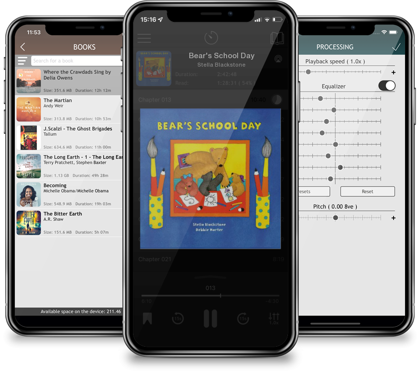 Audiobook Bear\'s School Day by Stella Blackstone